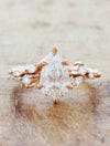 caption:Shown with 1ct pear diamond in 14k rose gold 