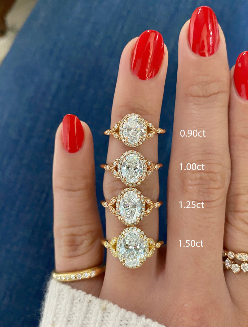 caption:Shown with different diamond sizes 