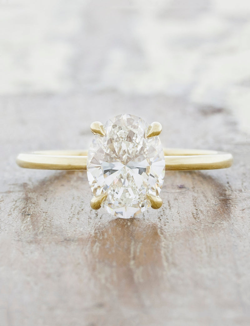 caption:Shown in 14k yellow gold 