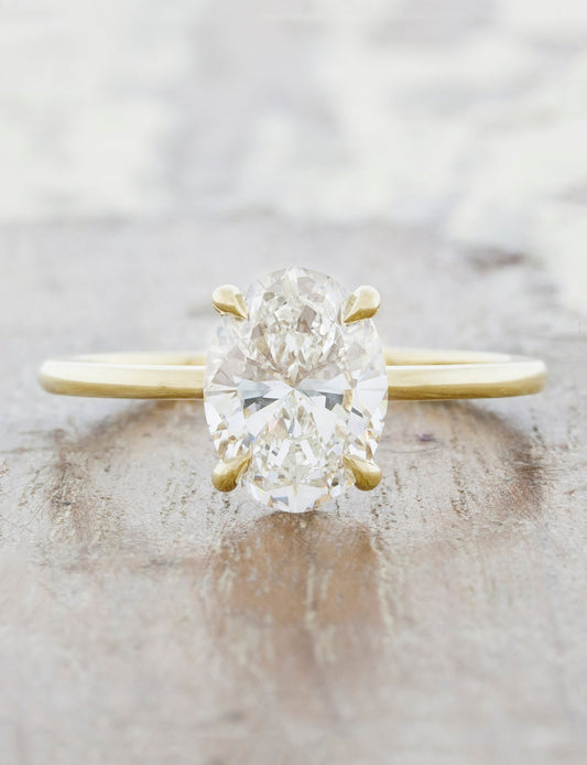 caption:Shown in 14k yellow gold 